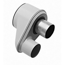 Адаптер Ø80х125/80мм для перехода на коаксиальное думоудаление для конденсац. котлов Адаптер Ø80х125/80мм для перехода на коаксиальное думоудаление для конденсац. котлов