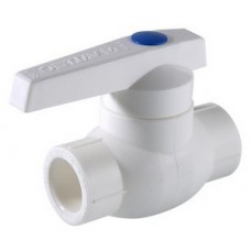 Кран шаровой PP-R гор.вода Ø20 VALTEC Белый (5/40) Кран шаровой PP-R гор.вода Ø20 VALTEC Белый (5/40)