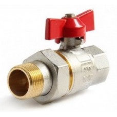 Кран шар. с полусгоном Ø3/4" внутр./нар. бабочка PRO AQUA (10/80) Кран шар. с полусгоном Ø3/4" внутр./нар. бабочка PRO AQUA (10/80)