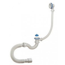 Сифон для ванны с выпуском и пласт. решеткой гибкой трубой Ø1½" х40мм А-70089 ОРИО (28) Сифон для ванны с выпуском и пласт. решеткой гибкой трубой Ø1½" х40мм А-70089 ОРИО (28)