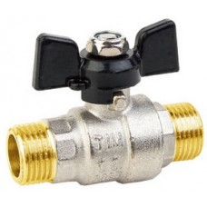 Кран шар. ник. Ø1/2" нар./нар. бабочка TIM (80) Кран шар. ник. Ø1/2" нар./нар. бабочка TIM (80)