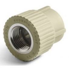 Муфта комб. внутр.р. PP-R Ø20х3/4" PRO AQUA Серый (10/100) Муфта комб. внутр.р. PP-R Ø20х3/4" PRO AQUA Серый (10/100)