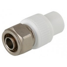 Муфта комб. с перех. на РЕХ для коллектора PP-R Ø20х16(2,0) VALTEC Белый Муфта комб. с перех. на РЕХ для коллектора PP-R Ø20х16(2,0) VALTEC Белый