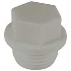 Пробка с резьбой PP-R Ø1/2" VALFEX Серый (250/1000) Пробка с резьбой PP-R Ø1/2" VALFEX Серый (250/1000)
