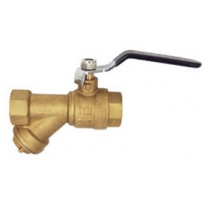 Кран шар. с фильтром Ø3/4" внутр./внутр. ручка TIM (60) Кран шар. с фильтром Ø3/4" внутр./внутр. ручка TIM (60)