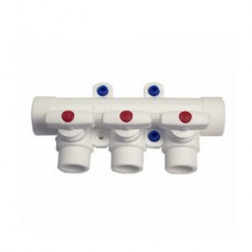 Коллектор PP-R Ø25х20 3 вых.PRO AQUA Белый Коллектор PP-R Ø25х20 3 вых.PRO AQUA Белый