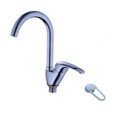 Смеситель для кухни лат. на гайке высок.излив КС 406128 Смеситель для кухни лат. на гайке высок.излив КС 406128