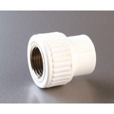 Муфта комб. внутр.р. PP-R Ø25х1/2" ASB Белый Распродажа Муфта комб. внутр.р. PP-R Ø25х1/2" ASB Белый Распродажа