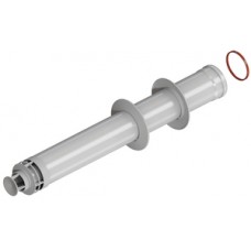 Труба Ø60/100мм с наконечником АНТИЛЁД (коаксиальная) L=0,75м KRATS Труба Ø60/100мм с наконечником АНТИЛЁД (коаксиальная) L=0,75м KRATS