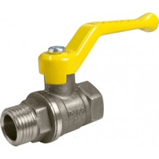 Кран шар. газовый ник. Ø3/4" внутр./нар. ручка VALFEX (15/60) Кран шар. газовый ник. Ø3/4" внутр./нар. ручка VALFEX (15/60)