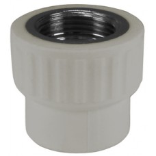 Муфта комб. внутр.р. PP-R Ø32 x 1" VALFEX Серый (15/60) Муфта комб. внутр.р. PP-R Ø32 x 1" VALFEX Серый (15/60)