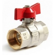 Кран шар. Ø1" внутр./внутр. бабочка PRO AQUA (12) Кран шар. Ø1" внутр./внутр. бабочка PRO AQUA (12)