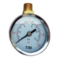 Манометр радиальный верхн. подкл. 10bar Ø1/4" TIM (50) Манометр радиальный верхн. подкл. 10bar Ø1/4" TIM (50)