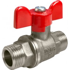 Кран шар. ник. Ø1/2" нар./нар. бабочка VALFEX (96/24) Кран шар. ник. Ø1/2" нар./нар. бабочка VALFEX (96/24)