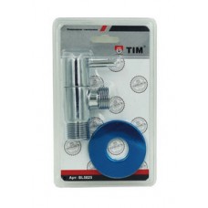 Кран шар. угл. для с/т приборов хром с отражателем Ø1/2"х1/2" TIM (1/100) Кран шар. угл. для с/т приборов хром с отражателем Ø1/2"х1/2" TIM (1/100)