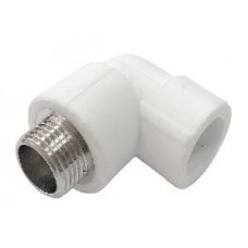 Уголок комб. нар.р. PP-R Ø20х1/2" VALFEX PRO Белый (25/125) Уголок комб. нар.р. PP-R Ø20х1/2" VALFEX PRO Белый (25/125)