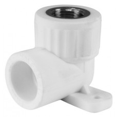 Уголок комб. с креплением внутр.р. PP-R Ø25х3/4" VALFEX Белый (15/60) Уголок комб. с креплением внутр.р. PP-R Ø25х3/4" VALFEX Белый (15/60)