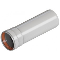 Труба Ø80мм (раздел.) L=0,25м KRATS Труба Ø80мм (раздел.) L=0,25м KRATS