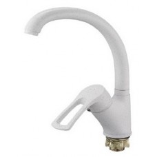 Смеситель для кухни лат. на гайке средн.излив картридж Ø40 белый G-LAUF 9G4-A181KW (1/10) Смеситель для кухни лат. на гайке средн.излив картридж Ø40 белый G-LAUF 9G4-A181KW (1/10)