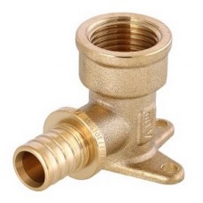 Уголок с креплением (водорозетка) аксиальный комбинированный внутренняя резьба Ø16(2,2)х1/2" для ручного инструмента VALTEC Уголок с креплением (водорозетка) аксиальный комбинированный внутренняя резьба Ø16(2,2)х1/2" для ручного инструмента VALTEC