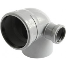 Отвод внутр. канал. с выходом влево Ø110х50*90° VALFEX (30) Отвод внутр. канал. с выходом влево Ø110х50*90° VALFEX (30)