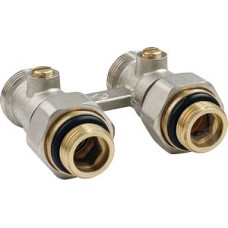 Узел для нижнего подкл. рад. Ø3/4" евроконус (c комплектом адаптеров 1/2") VALFEX (54/9) Узел для нижнего подкл. рад. Ø3/4" евроконус (c комплектом адаптеров 1/2") VALFEX (54/9)