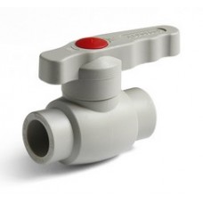 Кран шаровой PP-R Standard мини Ø25 PRO AQUA Серый (1/50) Кран шаровой PP-R Standard мини Ø25 PRO AQUA Серый (1/50)