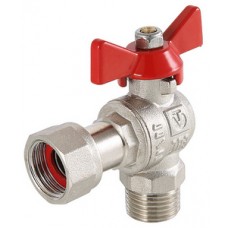 Кран шар. угл. с накидной гайкой Ø3/4" внутр./нар. бабочка VALTEC BASE (12) Кран шар. угл. с накидной гайкой Ø3/4" внутр./нар. бабочка VALTEC BASE (12)