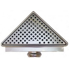 Трап внутр. канал. горизонтальный угловой 200х200 метал. решетка Ø40/50 TIM Трап внутр. канал. горизонтальный угловой 200х200 метал. решетка Ø40/50 TIM