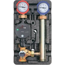 Насосная группа быстрого монтажа с трехходовым термост. смесит. клапаном подача слева без насоса TIM Насосная группа быстрого монтажа с трехходовым термост. смесит. клапаном подача слева без насоса TIM