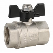 Кран шар. Ø1" внутр./внутр. бабочка GAPPO Кран шар. Ø1" внутр./внутр. бабочка GAPPO