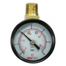 Манометр радиальный верхн. подключ. Ø1/4" 6bar для редуктора давления VALTEC Манометр радиальный верхн. подключ. Ø1/4" 6bar для редуктора давления VALTEC