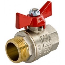 Кран шар. Ø1/2" внутр./нар. бабочка VALTEC Base (12/192) Кран шар. Ø1/2" внутр./нар. бабочка VALTEC Base (12/192)