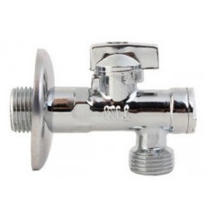 Кран шар. угл. для с/т приборов с отражателем и фильтром хром Ø1/2"х1/2" TIM (60) Кран шар. угл. для с/т приборов с отражателем и фильтром хром Ø1/2"х1/2" TIM (60)