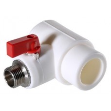 Тройник коллекторный с шар. краном нар.р. PP-R Ø40х1/2" VALTEC Белый (5/80) Тройник коллекторный с шар. краном нар.р. PP-R Ø40х1/2" VALTEC Белый (5/80)