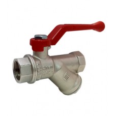 Кран шар. с фильтром Ø1/2" внутр./внутр. ручка VALFEX (12/48) Кран шар. с фильтром Ø1/2" внутр./внутр. ручка VALFEX (12/48)