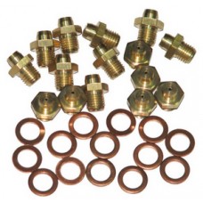 Комплект инжекторов для сжиженного газа MIZUDO М28Т-М36Т (16шт) Комплект инжекторов для сжиженного газа MIZUDO М28Т-М36Т (16шт)