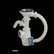 Сифон бутылочный с одним отводом переливом Ø3½"х40мм А-4012 ОРИО (22) Сифон бутылочный с одним отводом переливом Ø3½"х40мм А-4012 ОРИО (22)