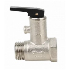 Клапан предохранительный для бойлера с ручкой спуска Ø1/2" внутр./нар. 8,5 bar GAPPO (20/100) Клапан предохранительный для бойлера с ручкой спуска Ø1/2" внутр./нар. 8,5 bar GAPPO (20/100)