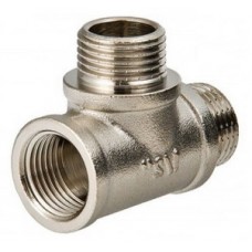 Тройник нар./нар./внутр. Ø1/2" VALTEC (10/80) Тройник нар./нар./внутр. Ø1/2" VALTEC (10/80)