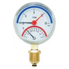 Термоманометр радиальный 6bar TIM (1/60) Термоманометр радиальный 6bar TIM (1/60)