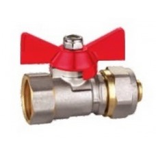 Кран шар. ник. цанга/внутр.р. Ø16х1/2" бабочка VALFEX (10/100) Кран шар. ник. цанга/внутр.р. Ø16х1/2" бабочка VALFEX (10/100)