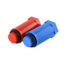 Комплект пробок с резьбой длинные PP-R Ø1/2" VALTEC (красная+синяя) Комплект пробок с резьбой длинные PP-R Ø1/2" VALTEC (красная+синяя)