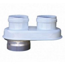 Адаптер "штаны" Ø60/100х80мм для перехода на разд. дымоуд. ARISTON Адаптер "штаны" Ø60/100х80мм для перехода на разд. дымоуд. ARISTON