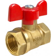 Кран шар. Ø1/2" внутр./внутр. бабочка VALFEX OPTIMA (34/136) Кран шар. Ø1/2" внутр./внутр. бабочка VALFEX OPTIMA (34/136)