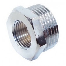 Футорка Ø1/2"х1" хром TIM (160) Футорка Ø1/2"х1" хром TIM (160)