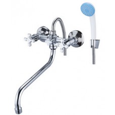 Смеситель для ванны цинк длин. кругл. S-излив SOLONE JIK7-A102-A Смеситель для ванны цинк длин. кругл. S-излив SOLONE JIK7-A102-A