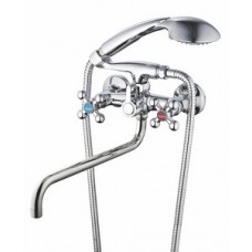 Смеситель для ванны цинк длин. кругл. S-излив встроен.диверт. G-LAUF QML7-A856 (1/10) Смеситель для ванны цинк длин. кругл. S-излив встроен.диверт. G-LAUF QML7-A856 (1/10)