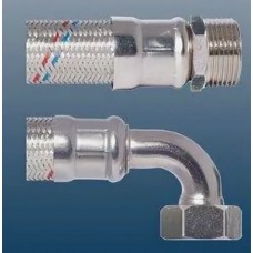 Подводка для воды 32мм Ø1" 0,5м г/ш с уголком MONOFLEX Гигант Подводка для воды 32мм Ø1" 0,5м г/ш с уголком MONOFLEX Гигант