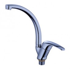 Смеситель для кухни лат. на гайке средн.излив КС 22166 Смеситель для кухни лат. на гайке средн.излив КС 22166